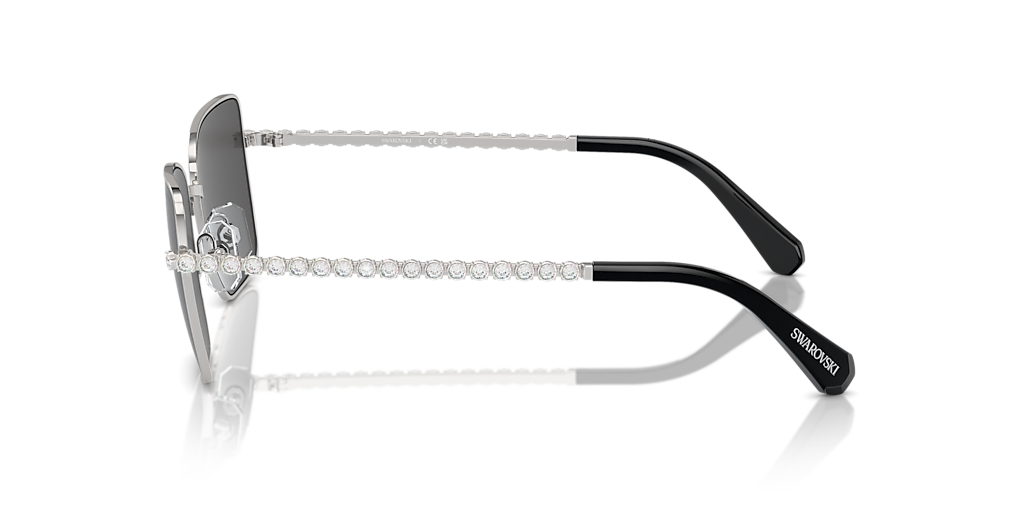 Swarovski SK7015 XL (56 - 18) with Grey lenses and Silver frame