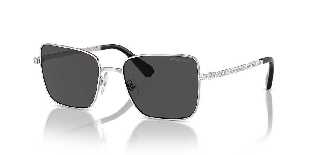 セール　スワロフスキー クリスタル 　ウイング&リバティ Swarovski SK7015 XL (56 - 18) with Grey lenses and Silver frame