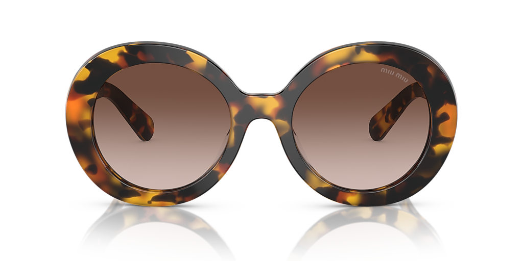 MIU MIU MU 11YS Honey Havana - Women Luxury Sunglasses, Brown Gradient Lens