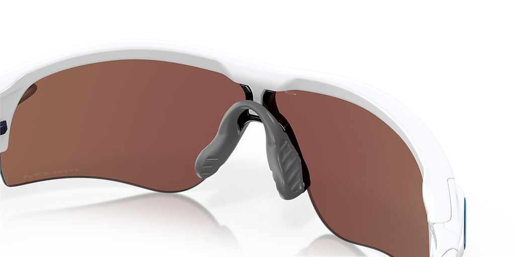 OAKLEY OO9206 RadarLock Path (Low Bridge Fit) Matte White - Unisex Sunglasses, Prizm Deep Water Polarized Lens