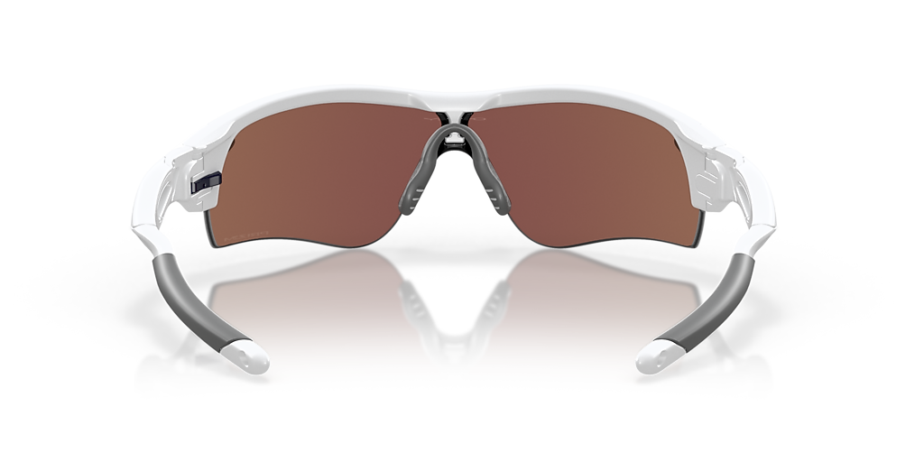 OAKLEY OO9206 RadarLock Path (Low Bridge Fit) Matte White - Unisex Sunglasses, Prizm Deep Water Polarized Lens