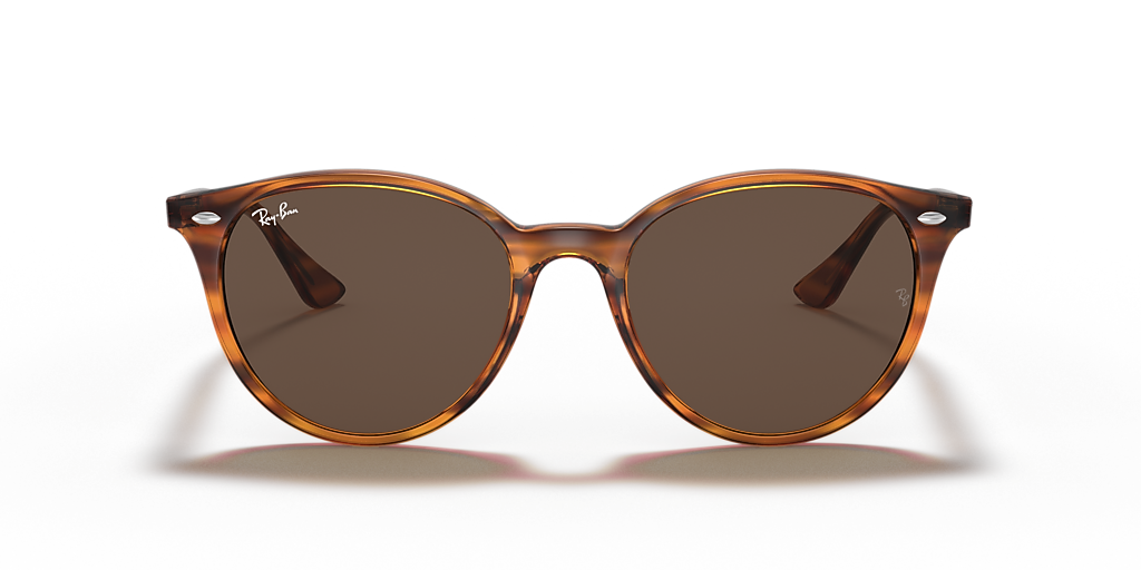 Ray-Ban RB4305 M (53 - 19) with Brown lenses and Red frame  display picture 1