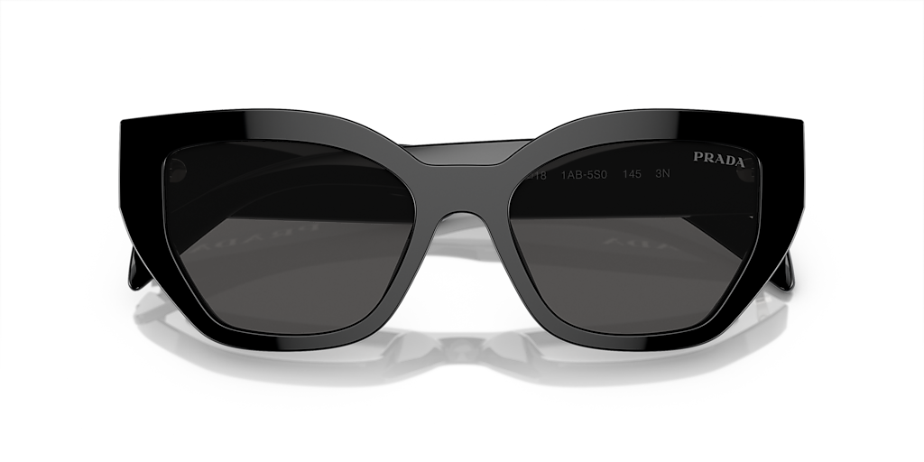 Prada PR A09SF L (55 - 16) with Grey lenses and Black frame