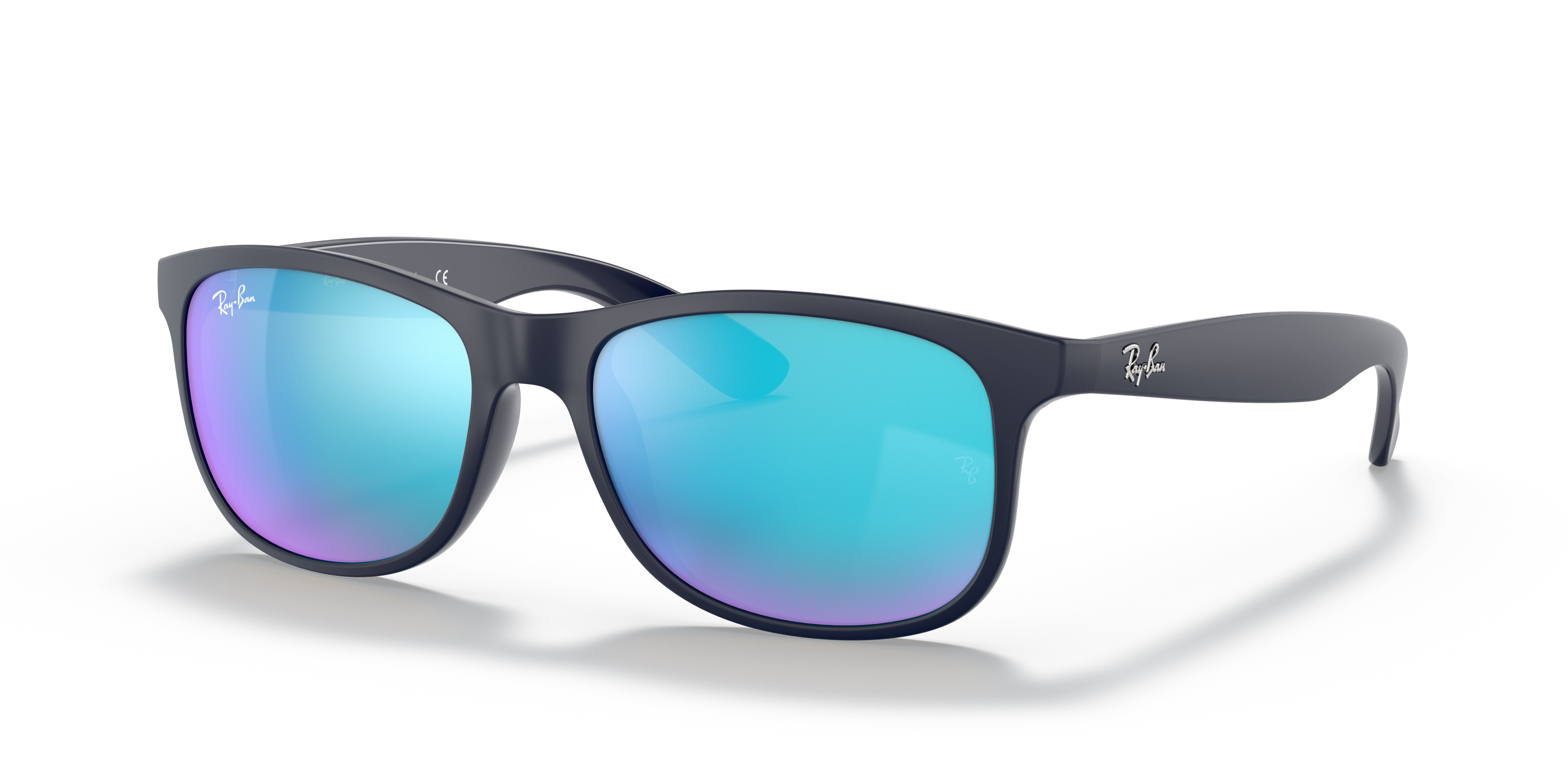 lunette de soleil verre bleu