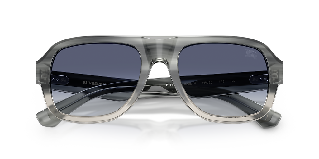 Burberry BE4478 L (55 - 20) with Grey lenses and Grey frame