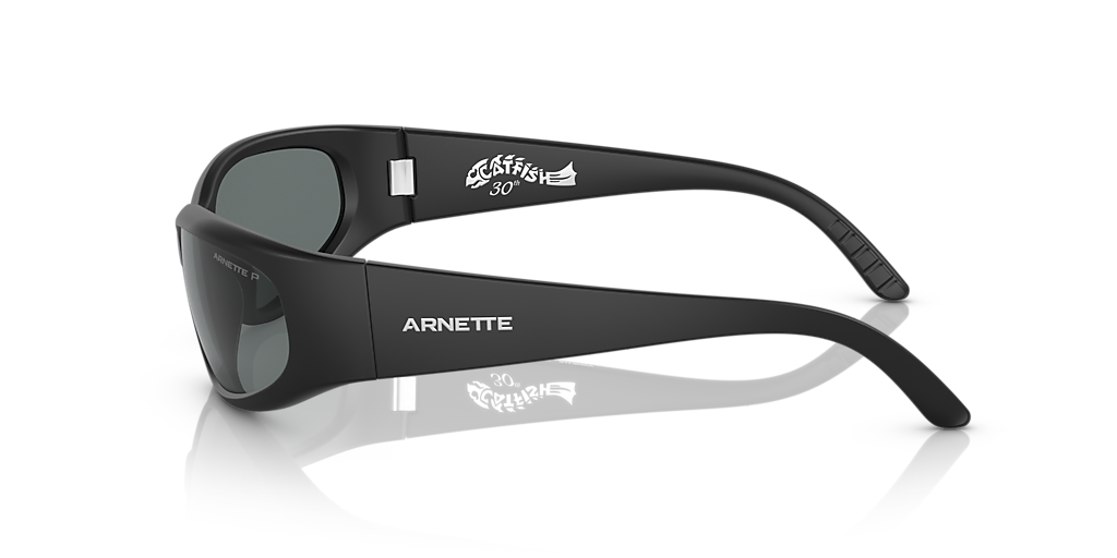 Arnette Catfish L (62 - 16) with Grey lenses and Black frame