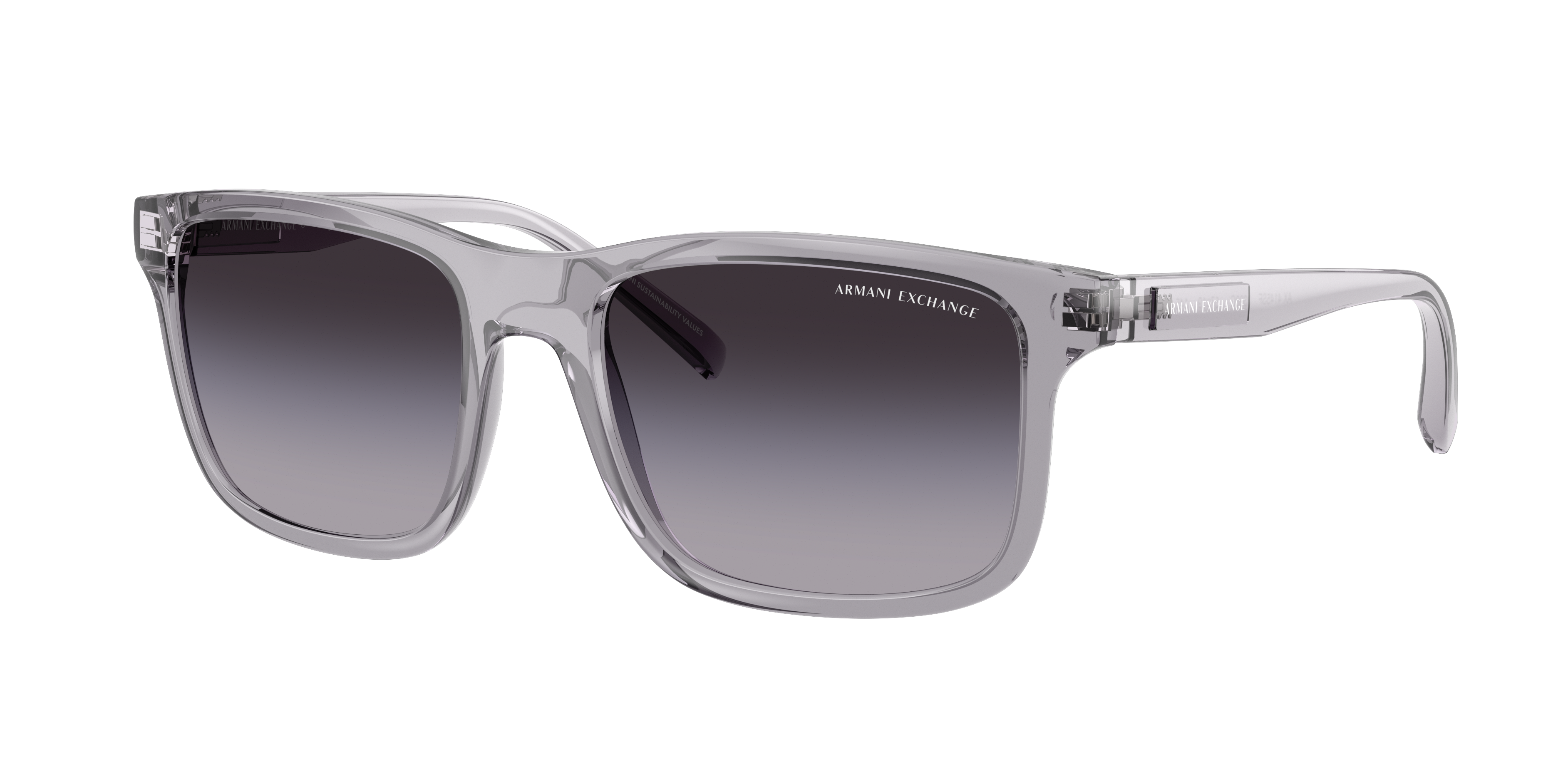 Armani Exchange AX4145SF XXL (57 - 19) with Grey lenses and Grey