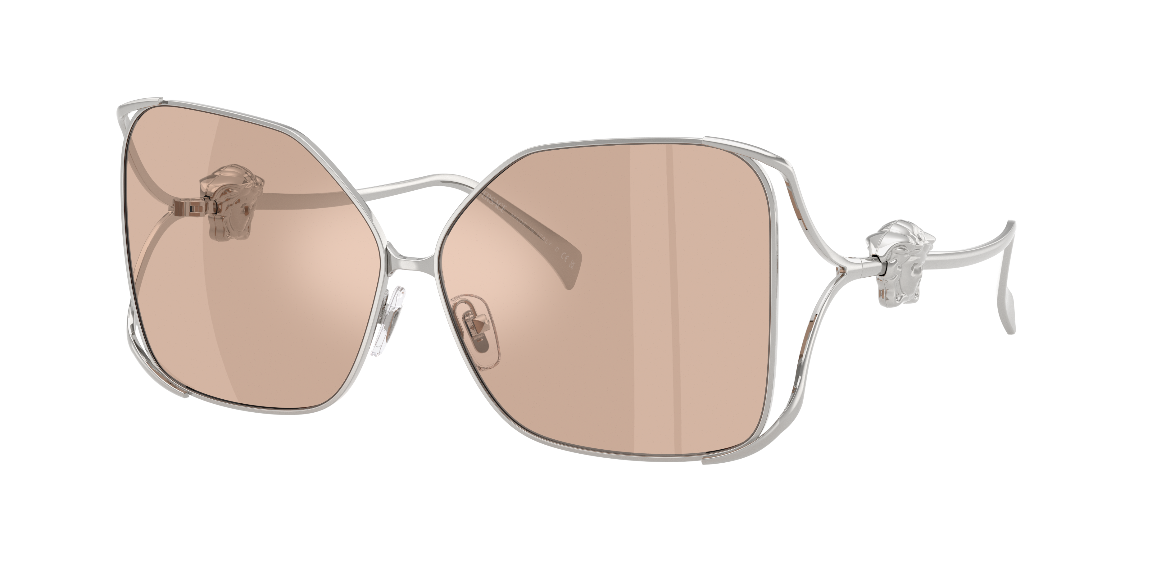 Versace VE2288 XL (62 - 11) with Pink lenses and Silver frame