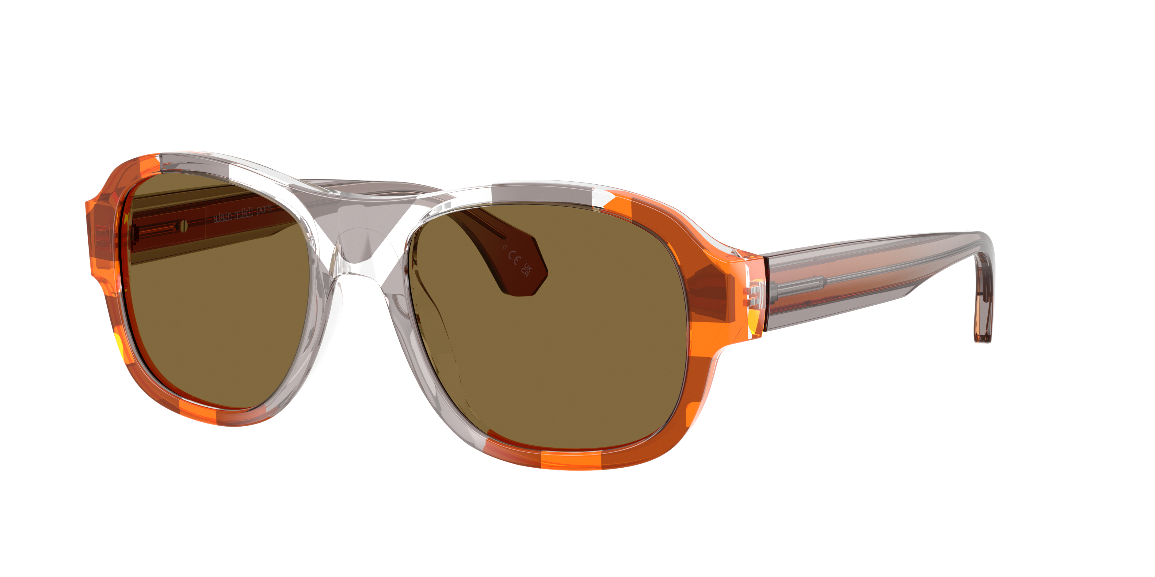 Alain Mikli Unisex Sunglass A05519 In Brown