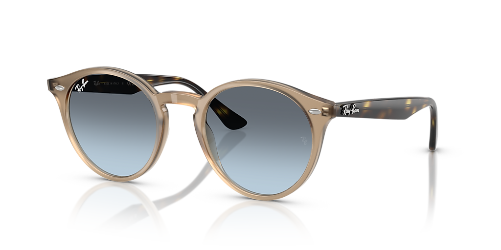 Ray-Ban レイバン RB2180 Ray-Ban RB2180 L (51 - 21) with Blue lenses and Beige frame