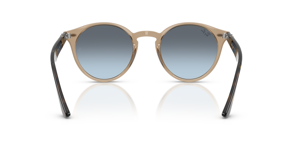 Ray-Ban RB2180 L (51 - 21) with Blue lenses and Beige frame