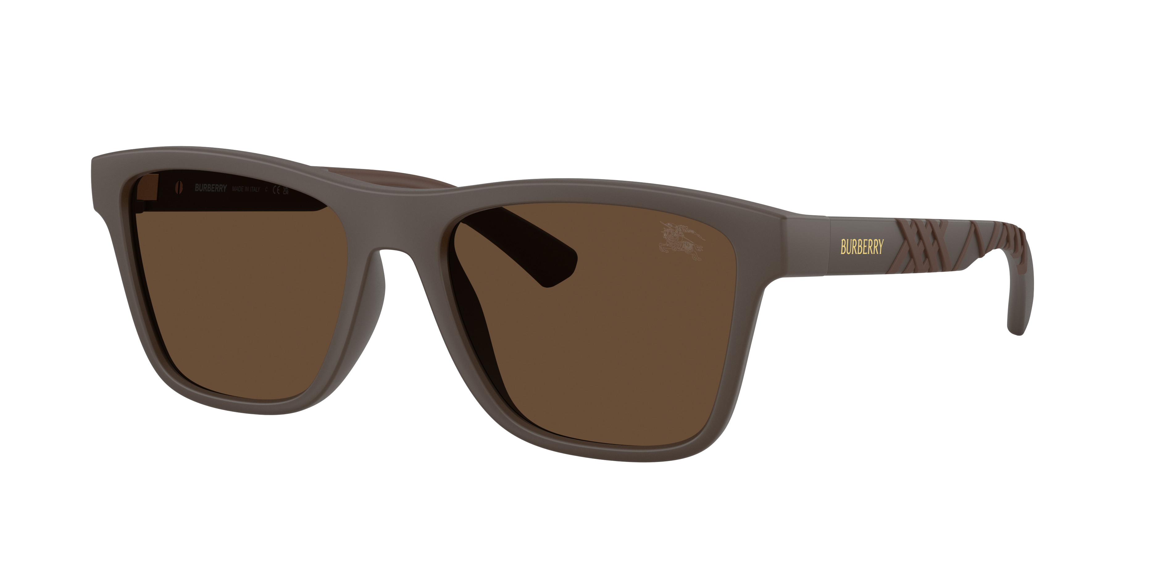 Burberry Man Sunglass BE4482U -  Frame color: Matte Brown, Lens color: Dark Brown
