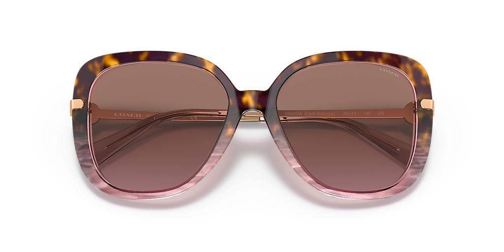 Coach HC8320 C6180 XL (55 - 17) with Pink lenses and Pink frame