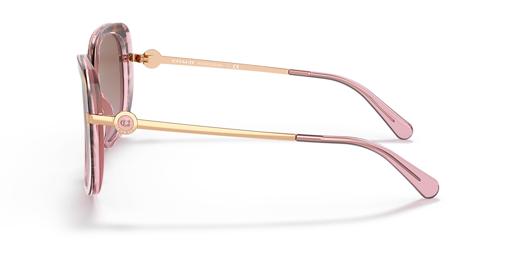 Coach HC8320 C6180 XL (55 - 17) with Pink lenses and Pink frame
