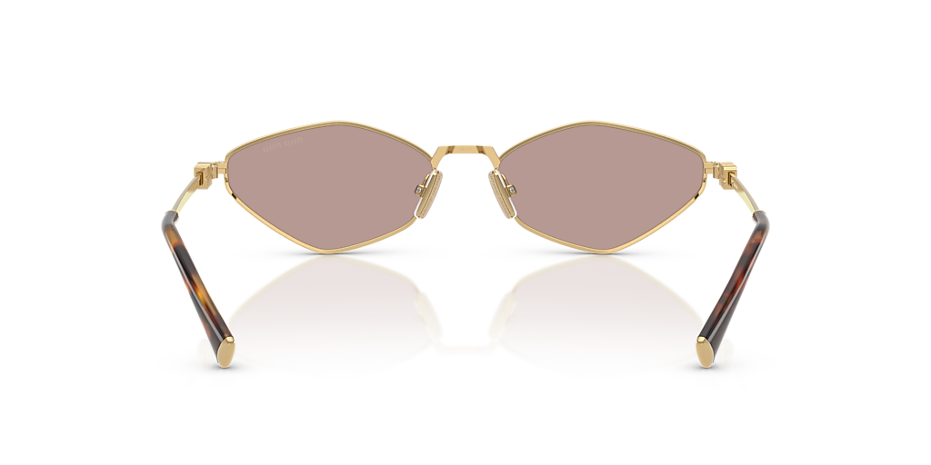 Miu Miu MU 56ZS L (56 - 17) with Violet lenses and Gold frame