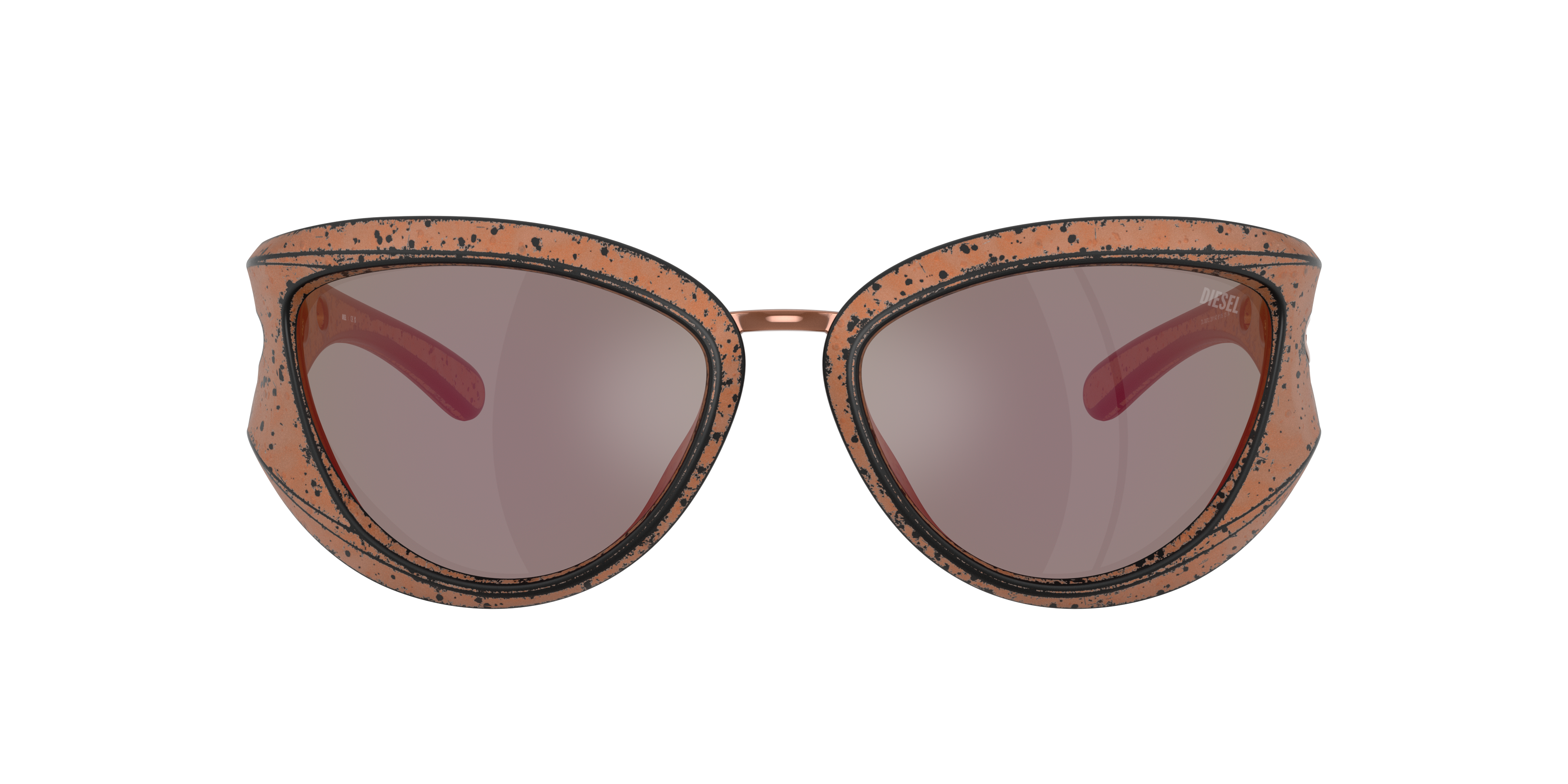 Diesel Unisex Sunglass Dl3004u In Mirror Bronze