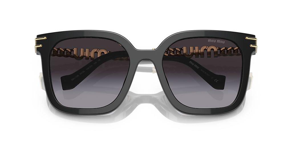 Miu Miu MU 13WS XL (55 - 20) with Grey lenses and Black frame