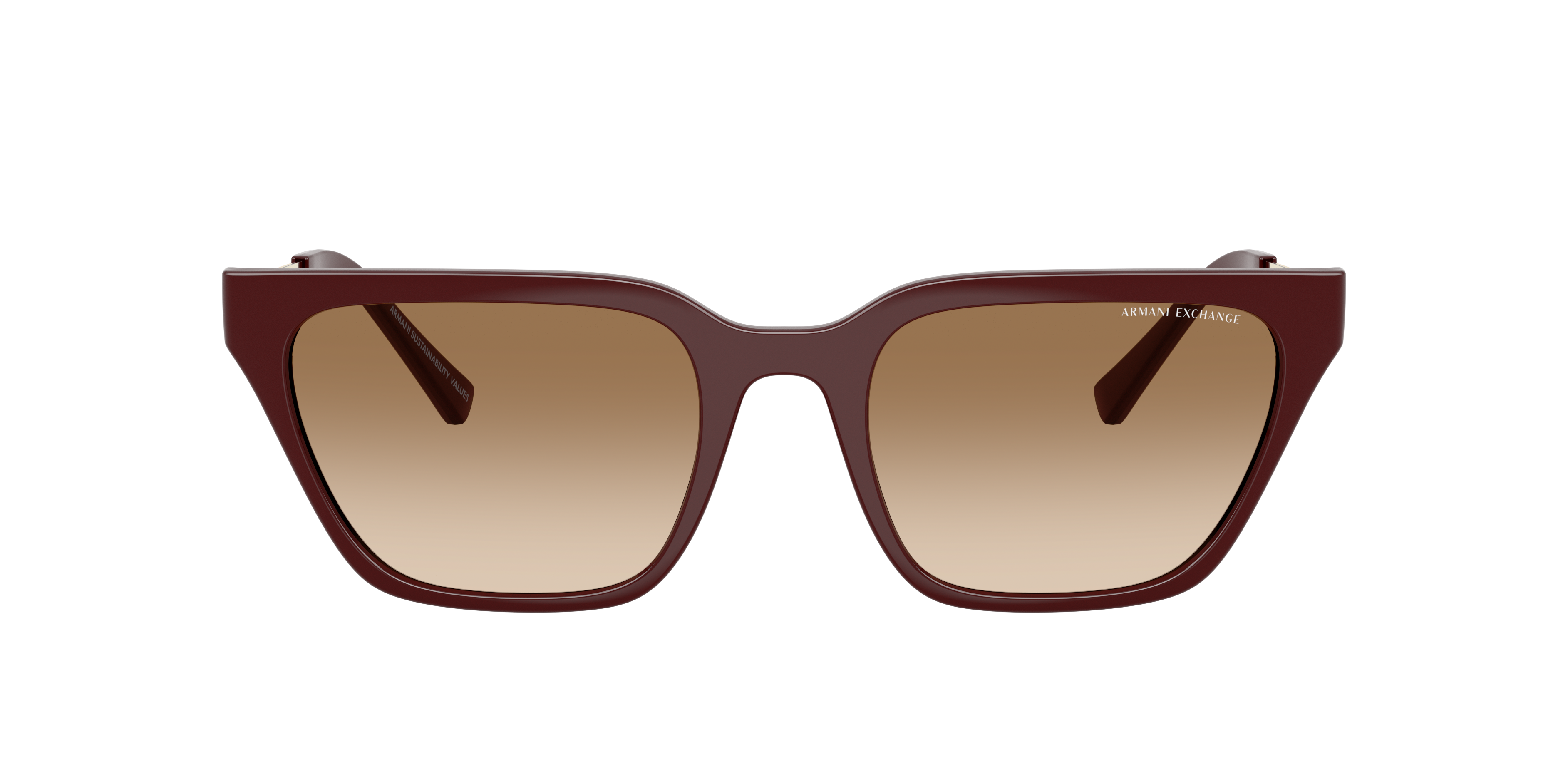 Emporio Armani ピアス アメリカ国旗デザイン アルマーニ Armani Exchange AX4158S M (55 - 20) with Brown lenses and
