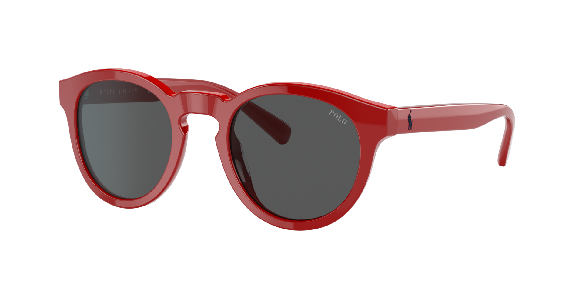 Polo Ralph Lauren Man Sunglass PH4184 - Frame color: Shiny Red, Lens color: Grey