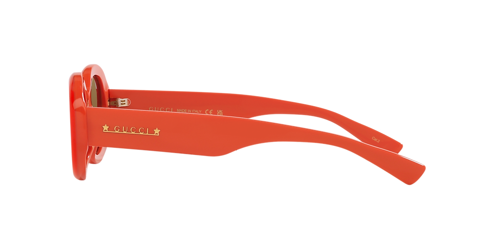 Gucci GG1587S M (52 - 22) with Brown lenses and Orange frame