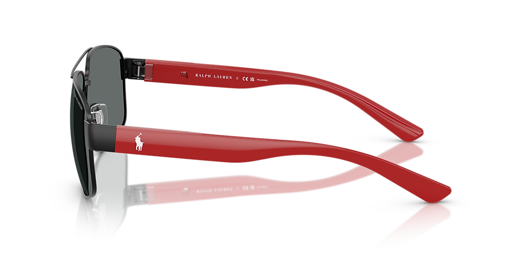 Polo Ralph Lauren PH3156 XXL (62 - 14) with Grey lenses and Black