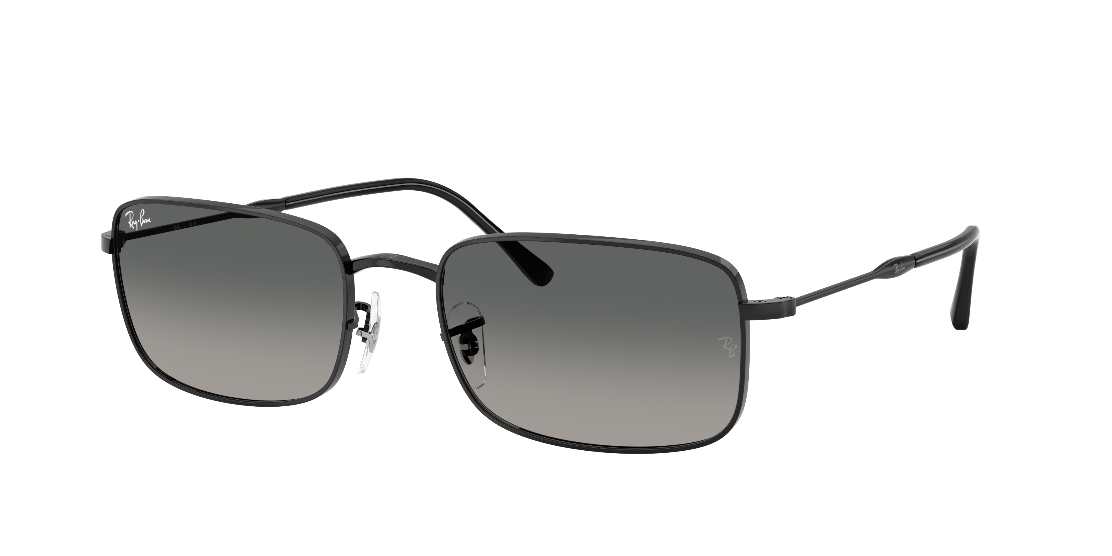 Ray-Ban Unisex Sunglass RB3746 -  Frame color: Black, Lens color: Gradient Grey