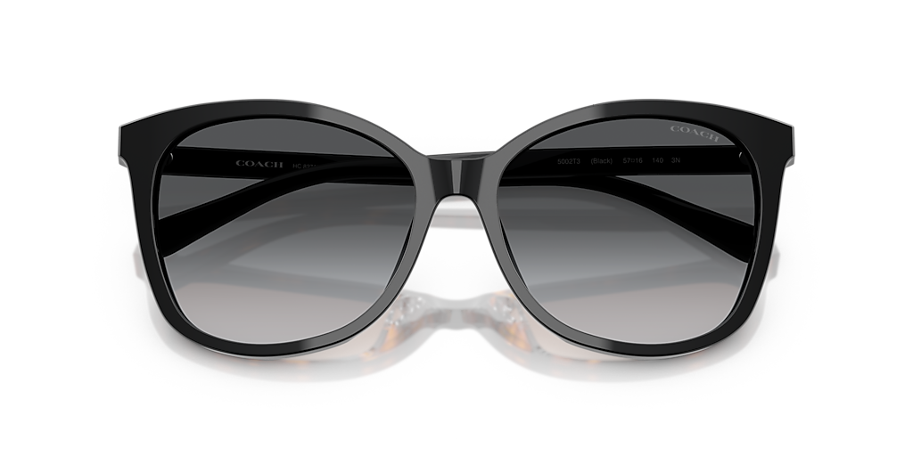 Coach L1101 M (57 - 16) with Grey lenses and Black frame