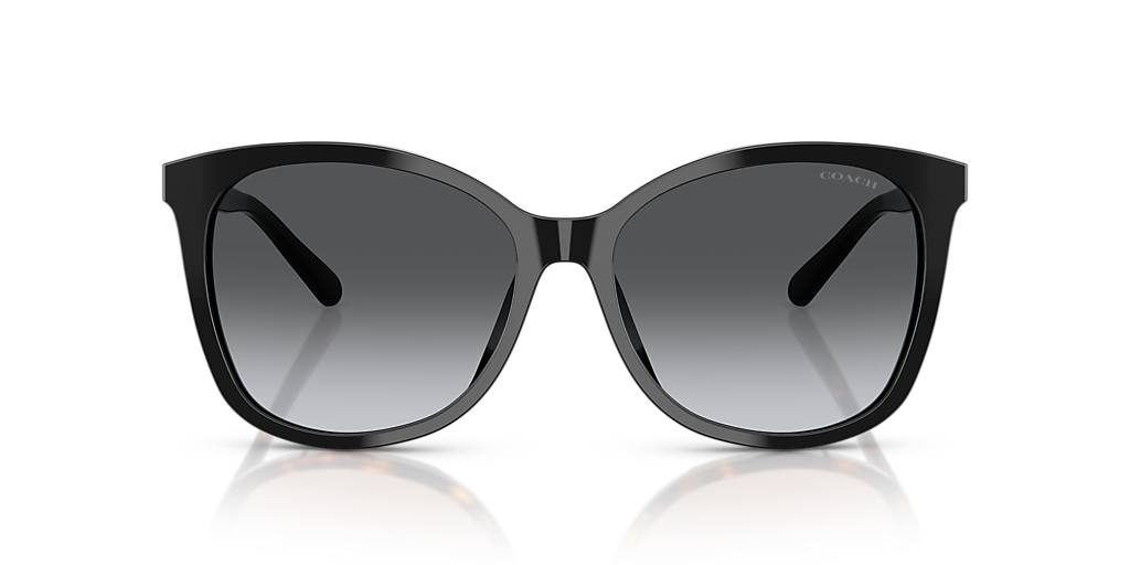 Coach HC8271U L1101 M (57 - 16) with Grey lenses and Black  display picture 3