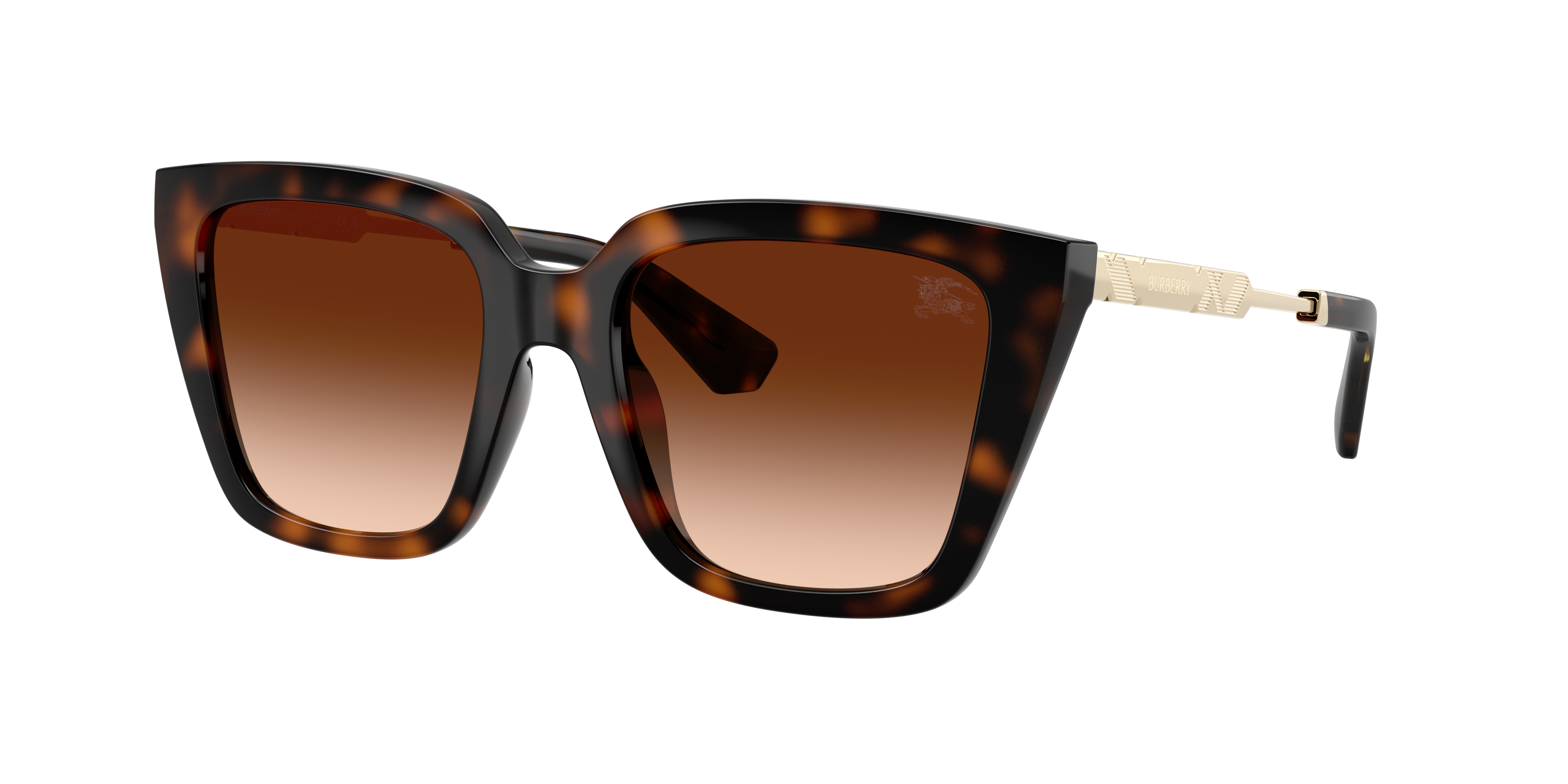Burberry Woman Sunglass BE4473U -  Frame color: Dark Havana, Lens color: Brown Gradient