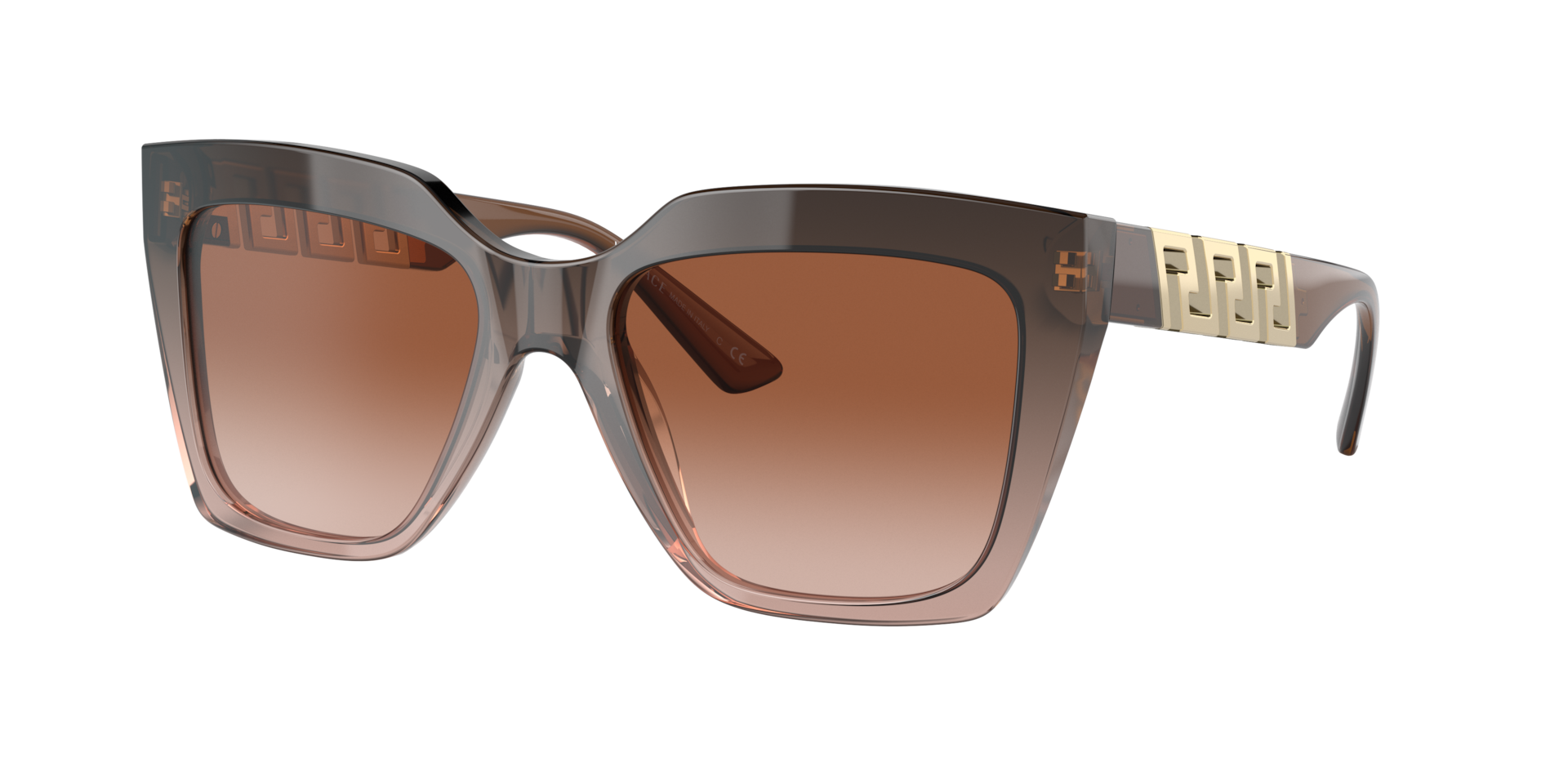 Versace VE4418 L (56 - 19) with Brown lenses and Brown frame  display picture 2