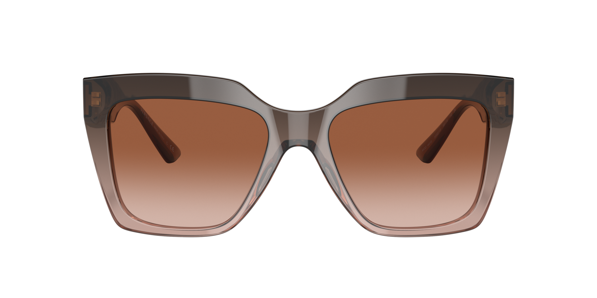 New Versace MOD4418 5332/13 Transparent Gradient Brown Sunglasses for Women 51TcFh354pL._AC_UY900_.jpg main image 3