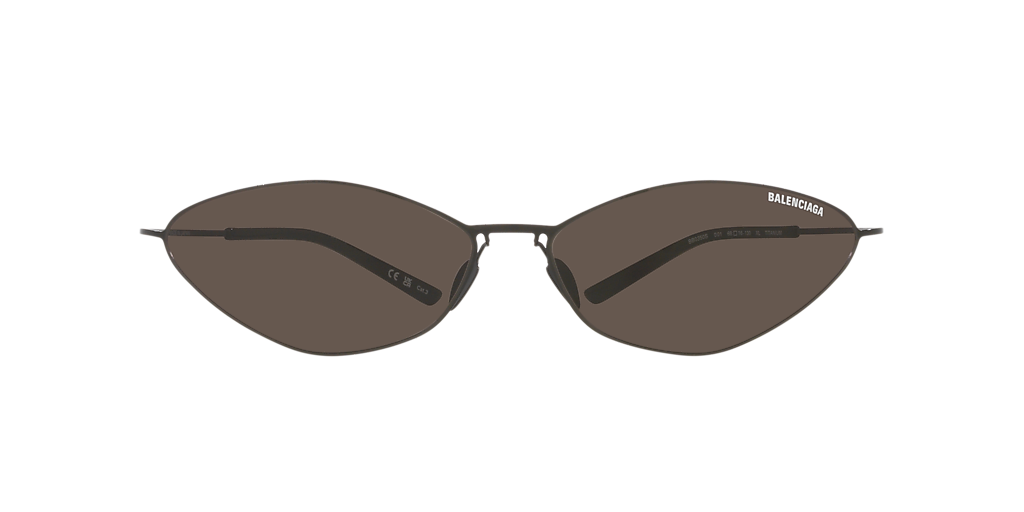 Balenciaga BB0350S XXL (68 - 16) with Grey lenses and Black