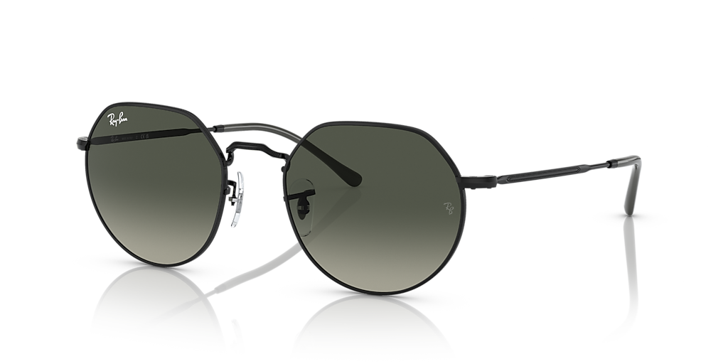Ray-Ban RB3565 Jack L (53 - 20) with Grey lenses and Black frame