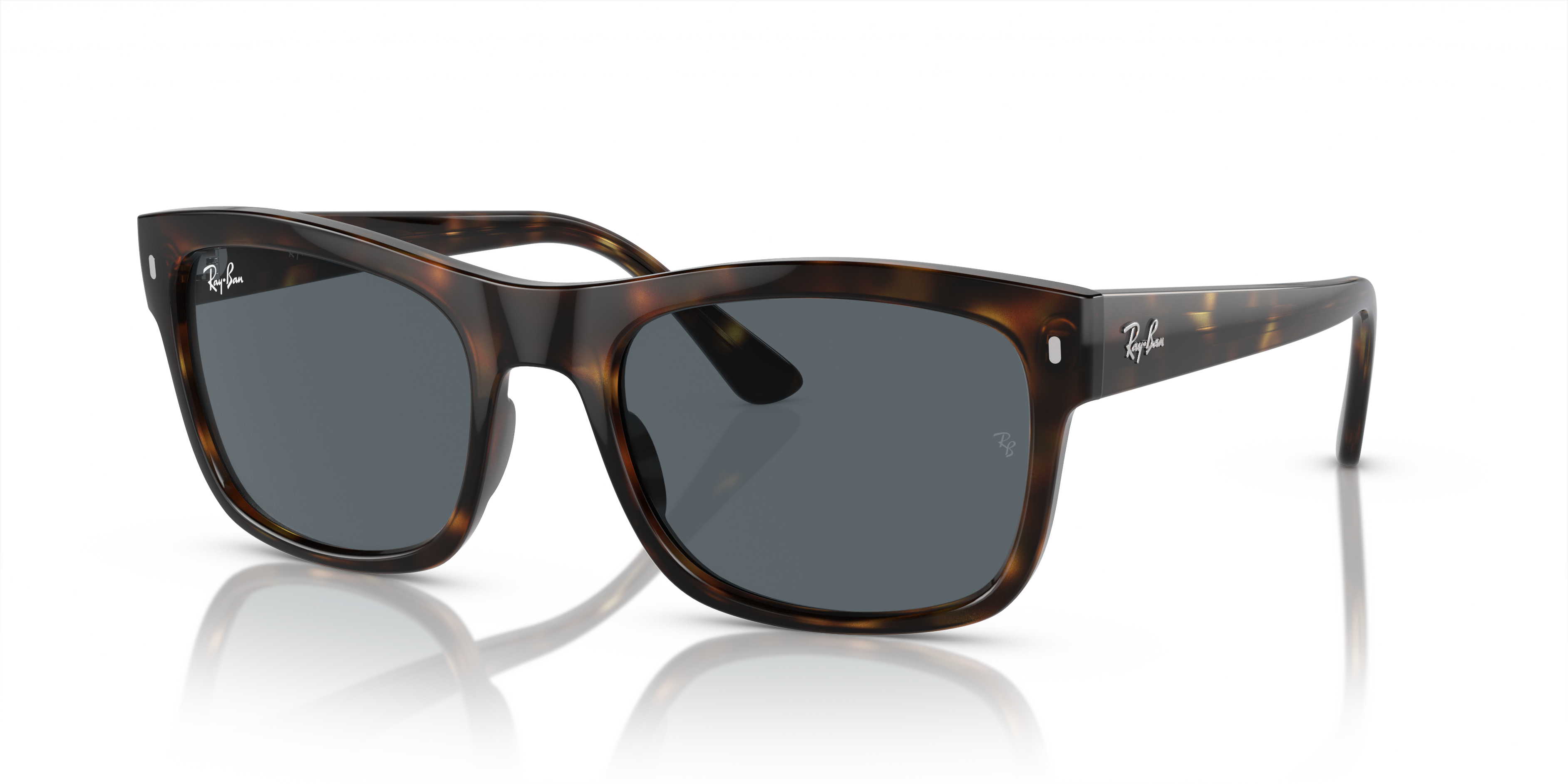 Ray-Ban RB4428 L (56 - 21) with Blue lenses and Tortoise frame