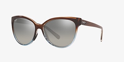 Maui Jim 537 Olu Olu 57 Neutral Grey Polarized & Translucent Dark  