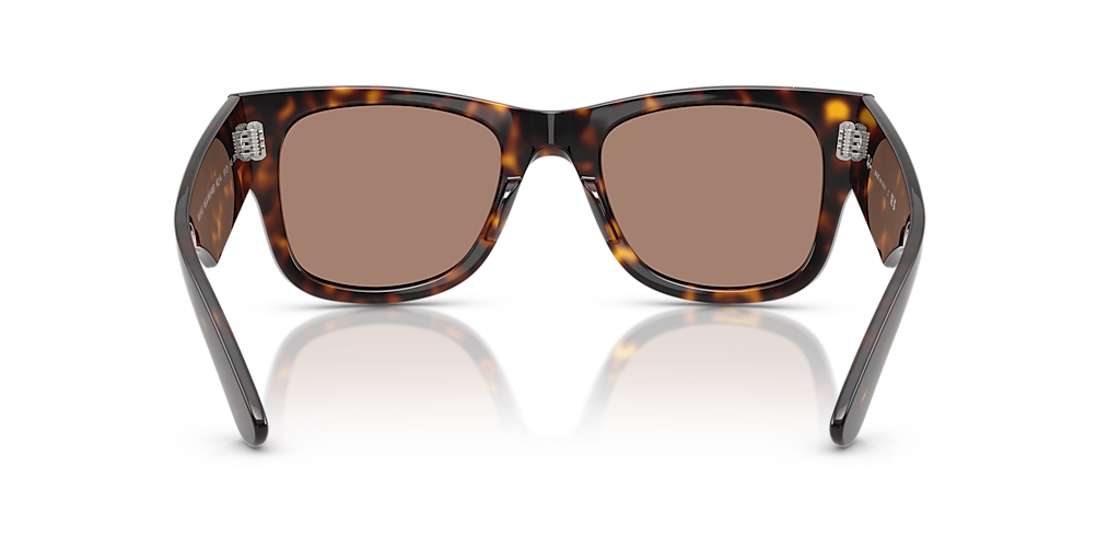 RAY-BAN RB0840S Mega Wayfarer Summer Capsule Havana - Sunglasses, Light Violet Lens