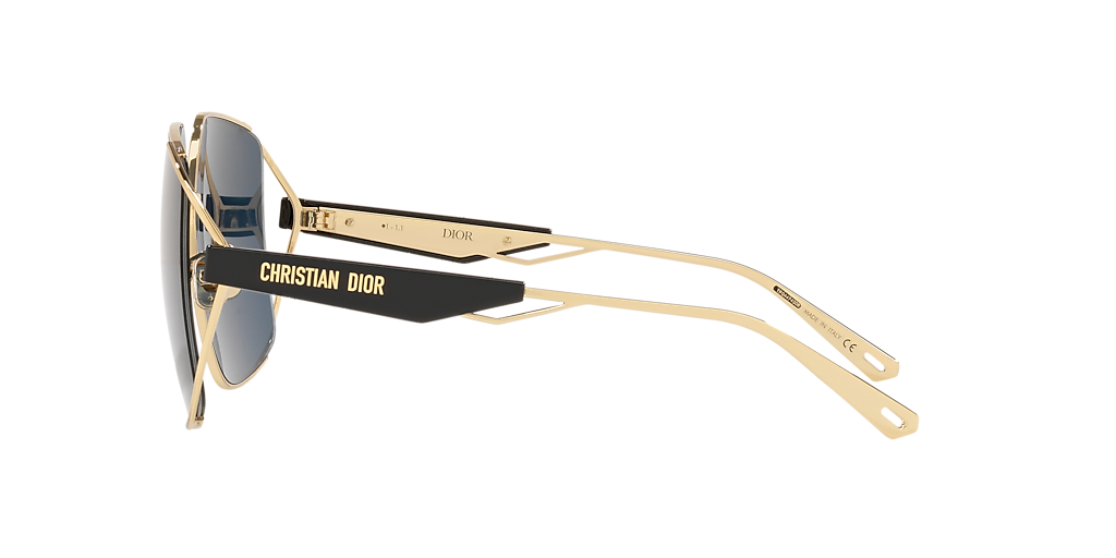 Dior｜ (CPA0121ALCD 900) DIOR ArchiDior S1U XXL (61 - 16) with Blue lenses and Gold