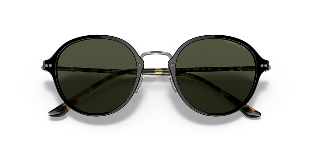 Giorgio Armani AR8139 XL (51 - 22) with Green lenses and Black
