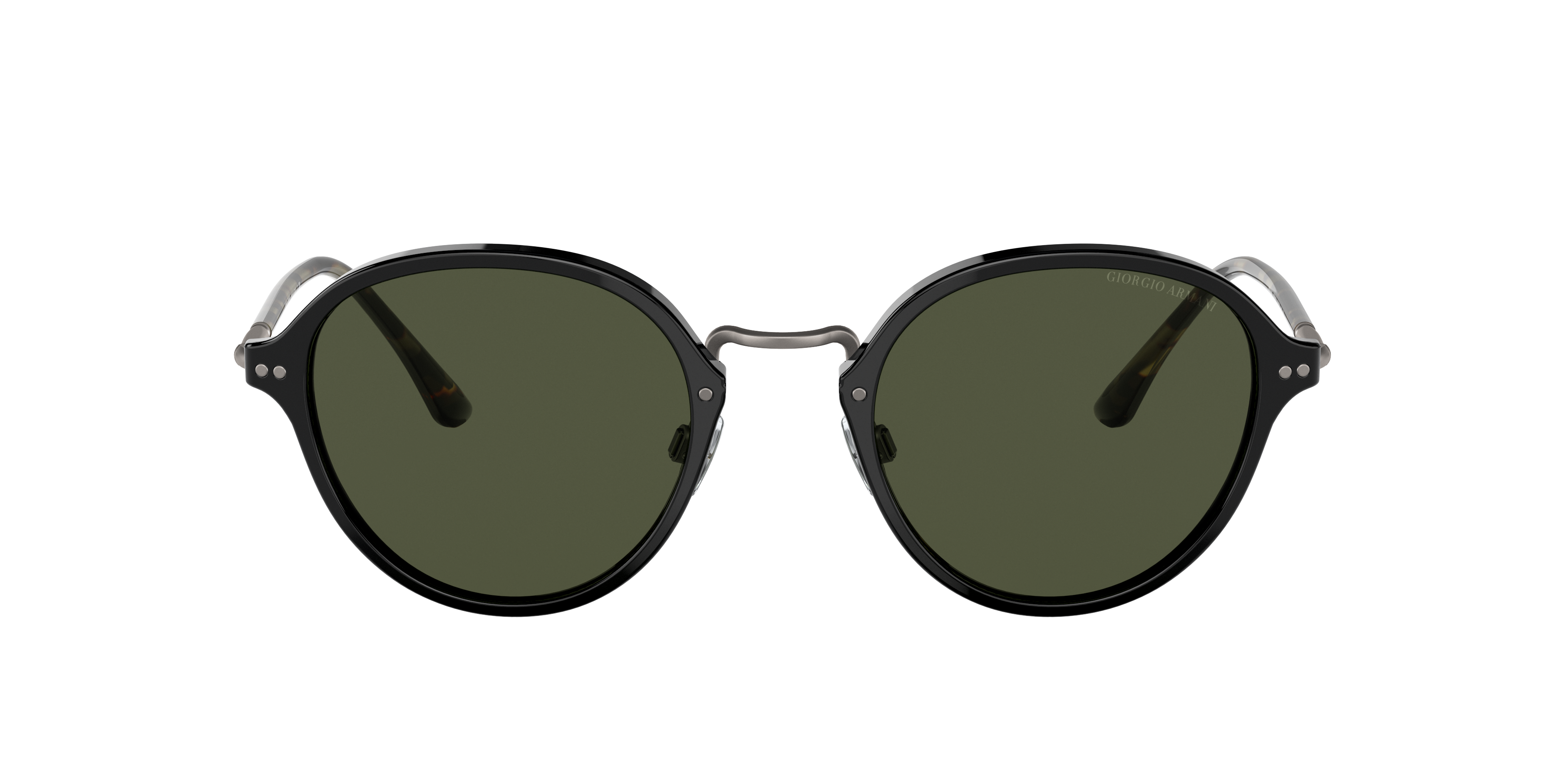 GIORGIO ARMANI　【ky】 Giorgio Armani AR8139 XL (51 - 22) with Green lenses and Black