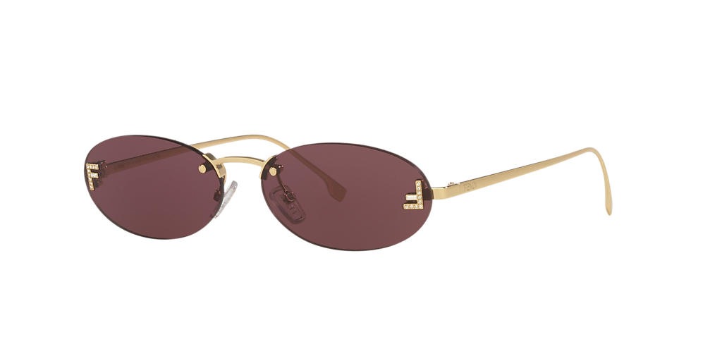Fendi Fe4075Us XS (54 - 15) with Violet lenses and Gold