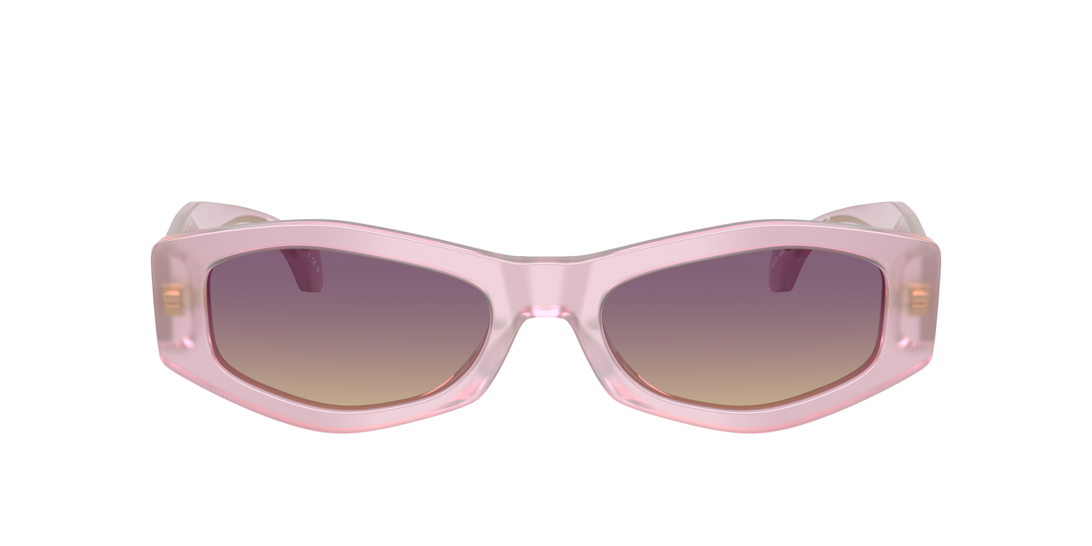 Versace Violet Gradient Yellow Geometric Ladies Sunglasses Ve4487 551370 54 In Pink