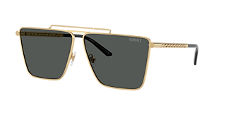 ヴェルテ様 Versace VE2242 XL (61 - 13) with Grey lenses and Gold frame