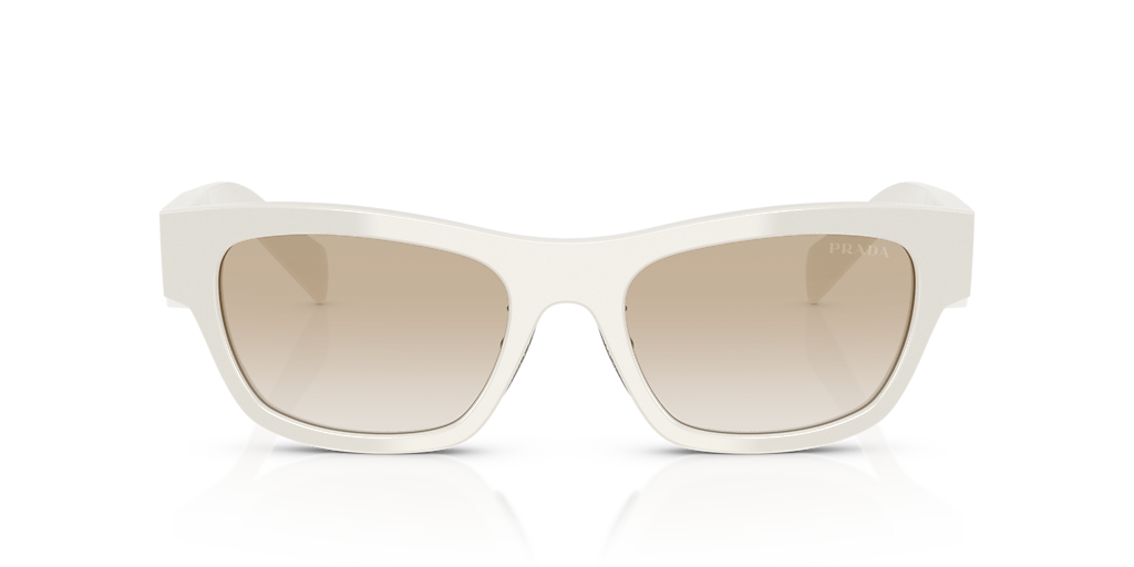 Prada PR B09SF M (53 - 19) with Grey lenses and Pink frame