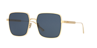 DIOR Dior Cannage CD40172U Gold - Women Luxury Sunglasses, Blue Lens