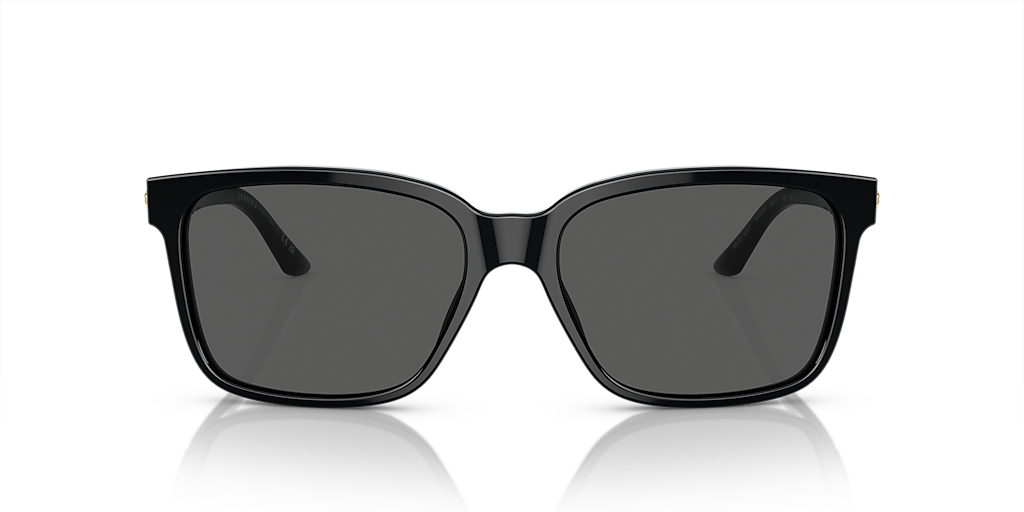 VERSACE MOD.4317 ヴェルサーチ ブラック サングラス VERSACE MOD 4317 ヴェルサーチ ウェリントン型 ブラック サングラス