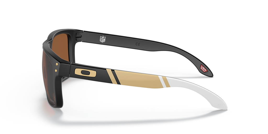 OAKLEY OO9102 New Orleans Saints Holbrook Matte Black - Men Sunglasses, Prizm Tungsten Lens