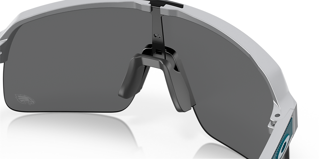 OAKLEY OO9463 Philadelphia Eagles Sutro Lite Matte Fog - Men Sunglasses, Prizm Black Lens