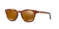 MAUI JIM Koko Head Tortoise Matte - Unisex Sunglasses, HCLU+00AD Bronze Mirror Polarized Lens