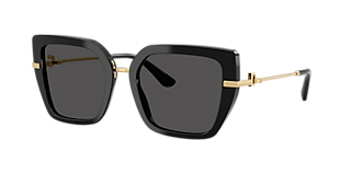 Dolce&Gabbana DG6134 XL (57 - 16) with Blue lenses and Black