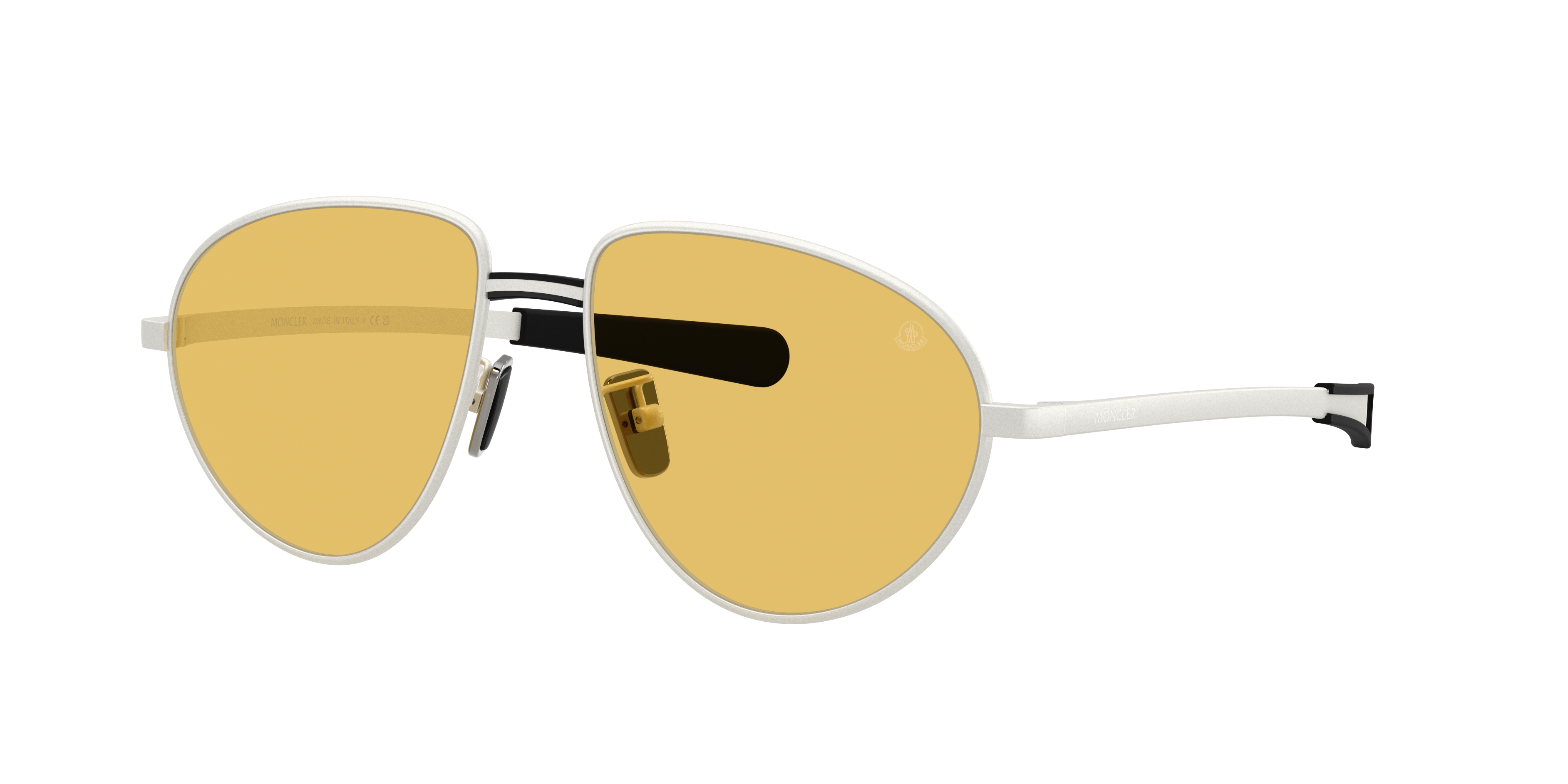 Moncler ME4009 VIZLA L (55 - 16) with Yellow lenses and